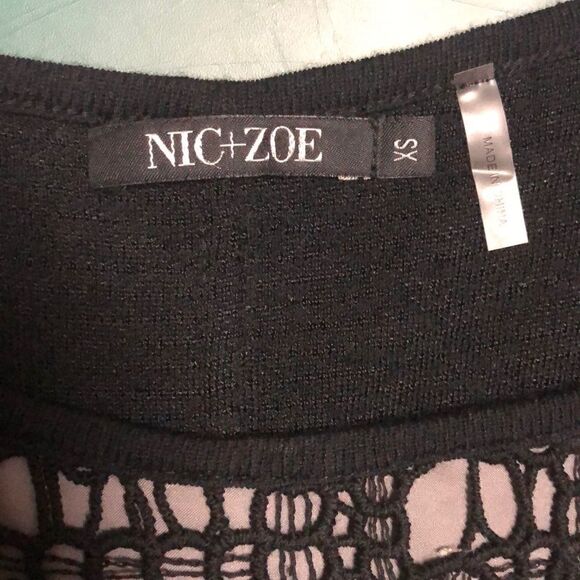 NEW ✨ Layered Lace Knit Sleeveless Sheath - Picture 7 of 8